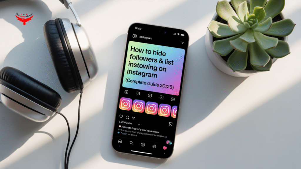 Instagram privacy guide 2025 showing how to hide followers and following list for better security, control, and safe social media use.