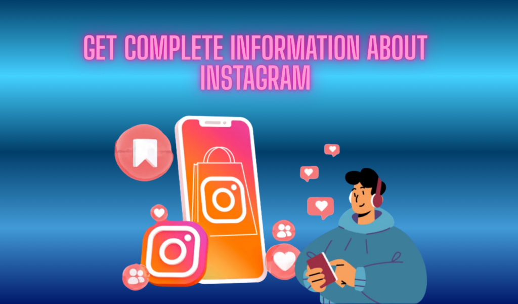 A digital illustration showing Instagram features including stories, reels, privacy settings, and account management options on a smartphone screen.